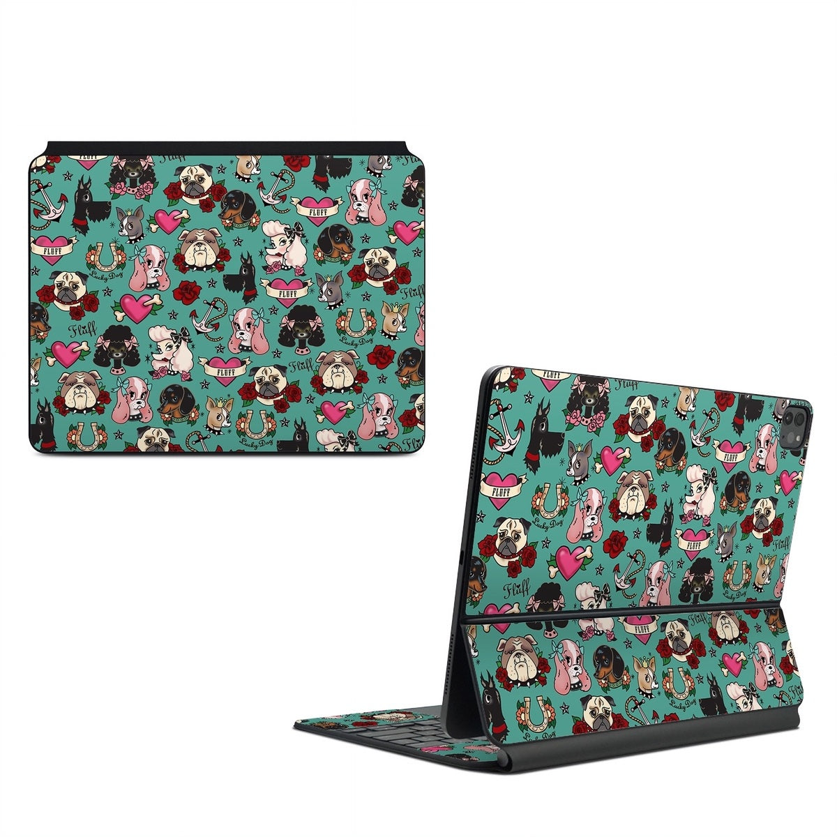 Tattoo Dogs - Apple Magic Keyboard for iPad Skin