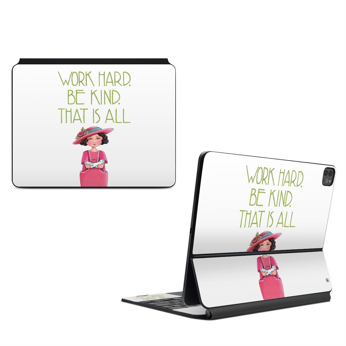 Work Hard - Apple Magic Keyboard for iPad Skin