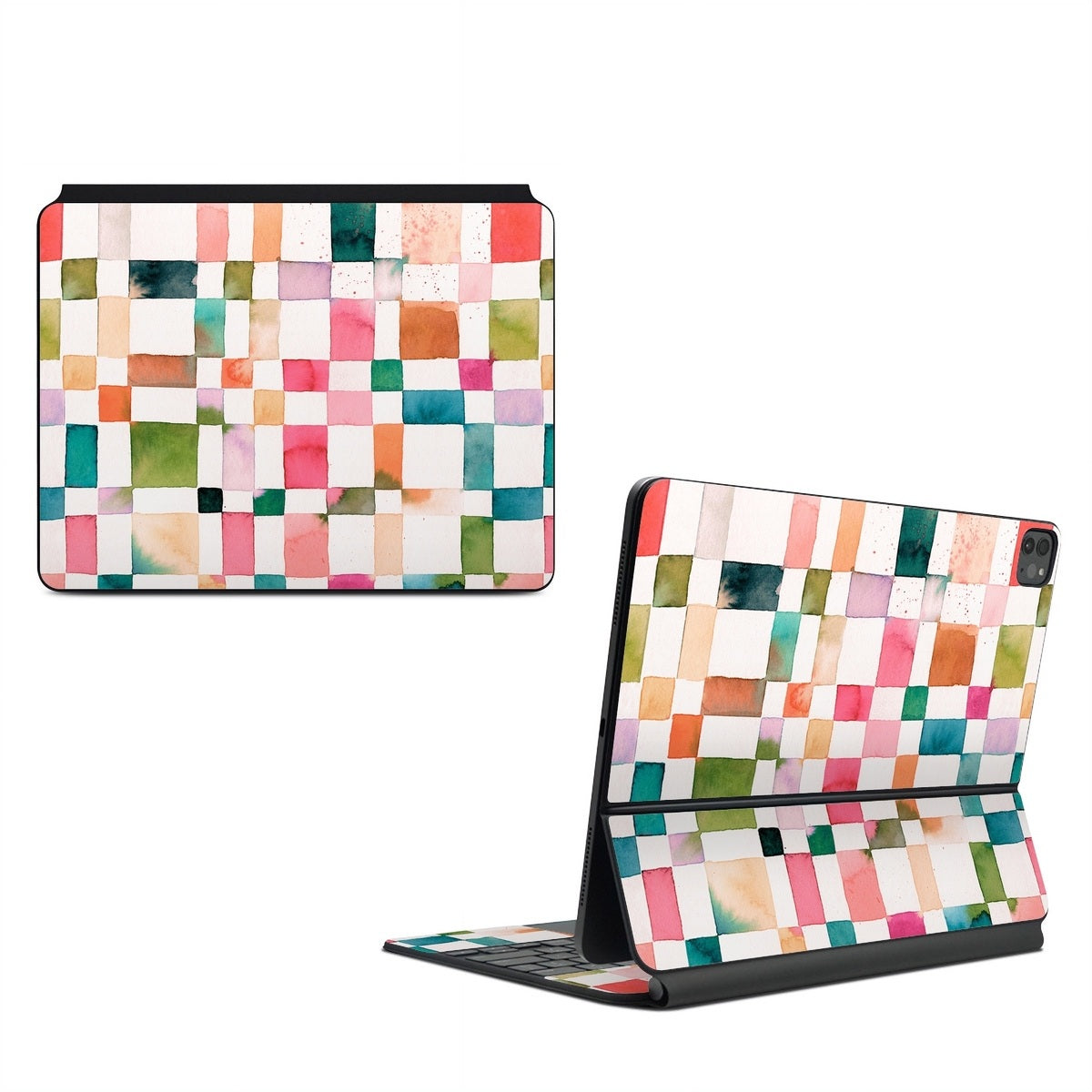 Watercolor Squares - Apple Magic Keyboard for iPad Skin