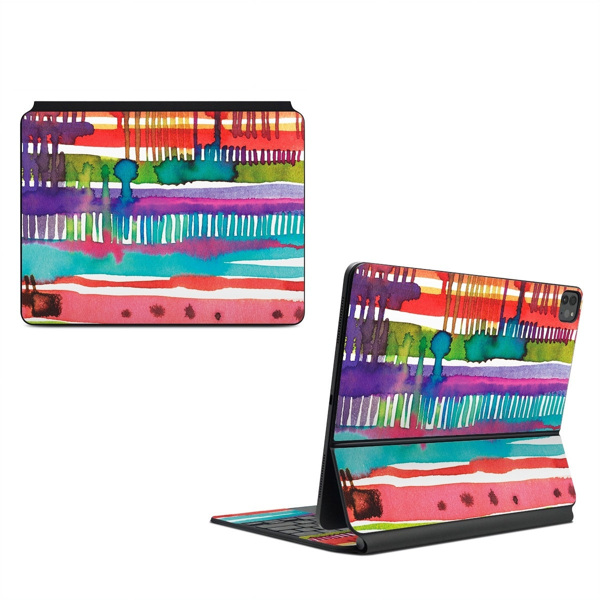 Watercolor Lines - Apple Magic Keyboard for iPad Skin