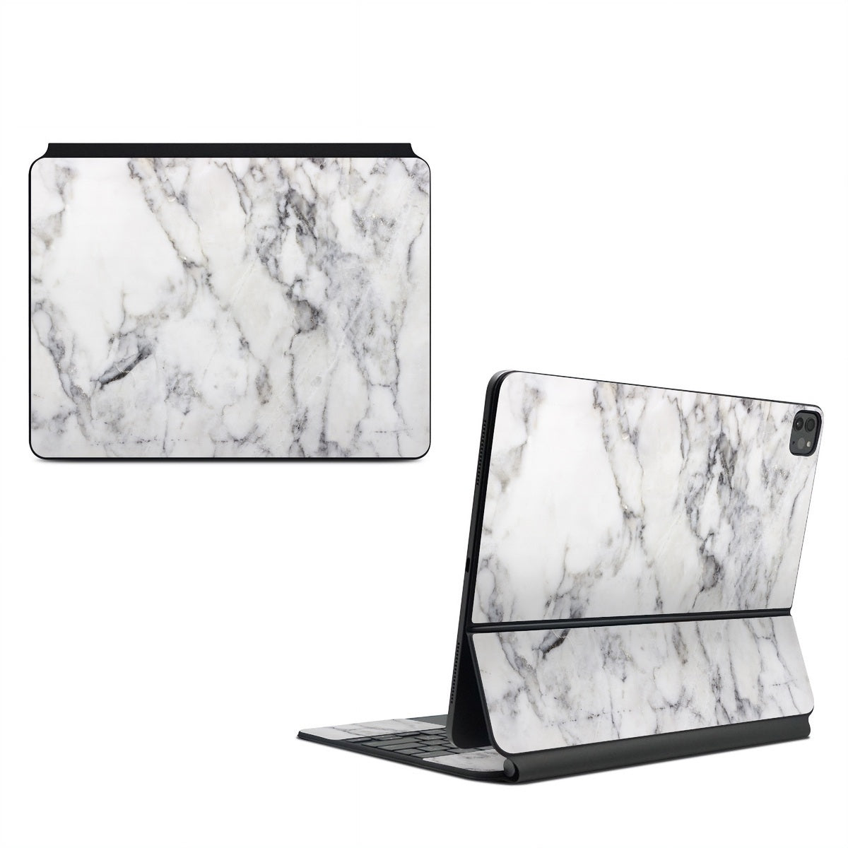 White Marble - Apple Magic Keyboard for iPad Skin