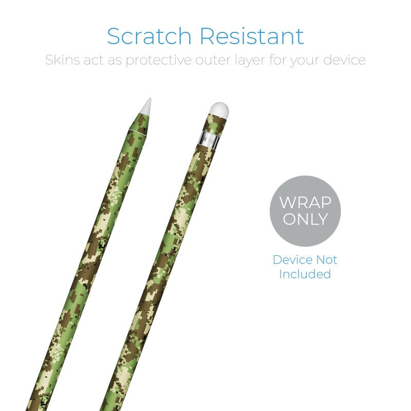 Digital Woodland Camo - Apple Pencil Skin