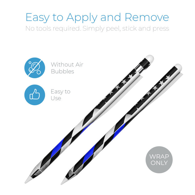 Thin Blue Line Hero - Apple Pencil Skin