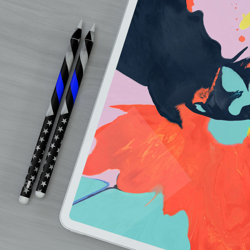 Thin Blue Line Hero - Apple Pencil Skin