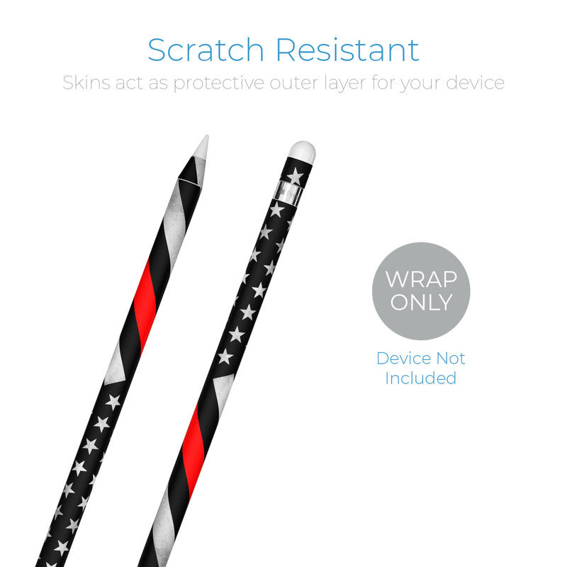 Thin Red Line Hero - Apple Pencil Skin