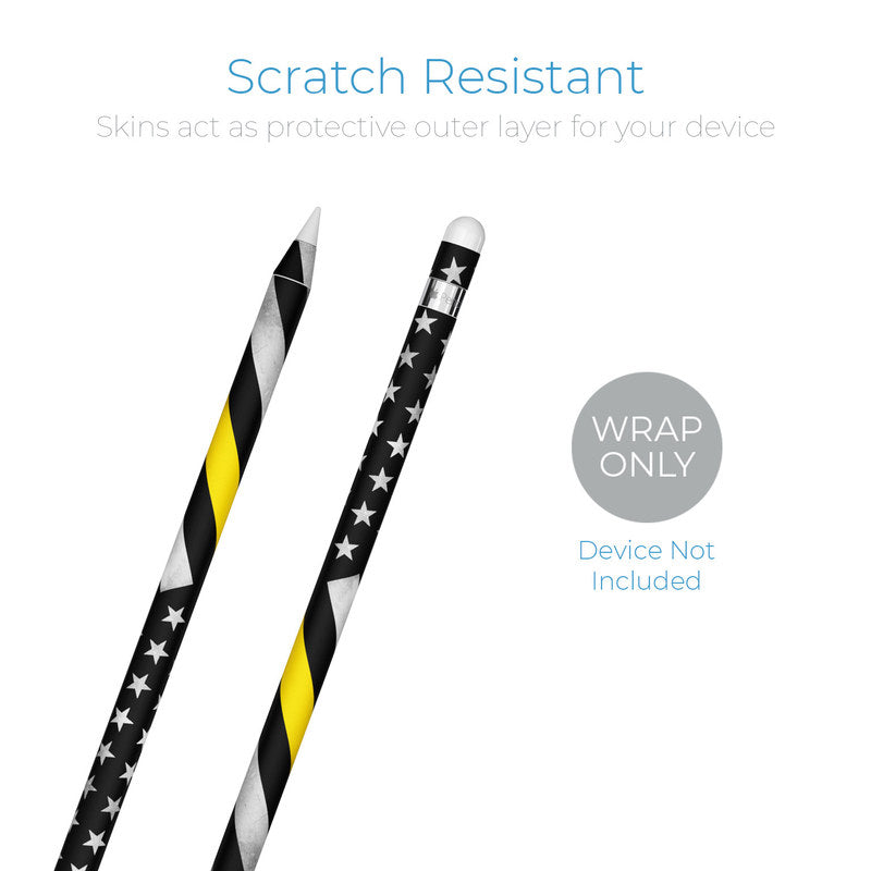 Thin Yellow Line Hero - Apple Pencil Skin