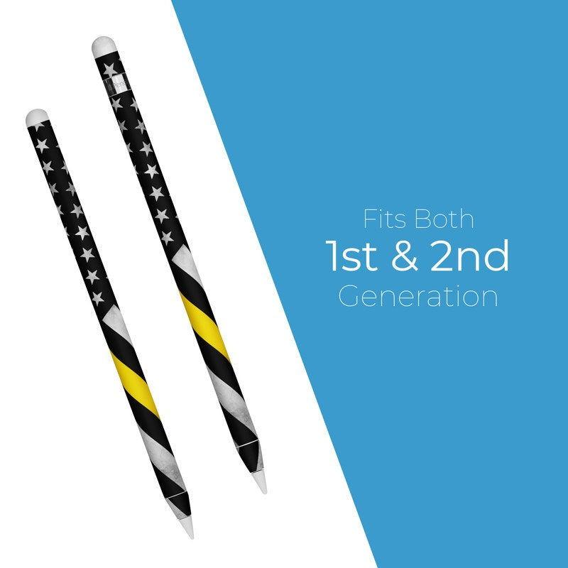 Thin Yellow Line Hero - Apple Pencil Skin