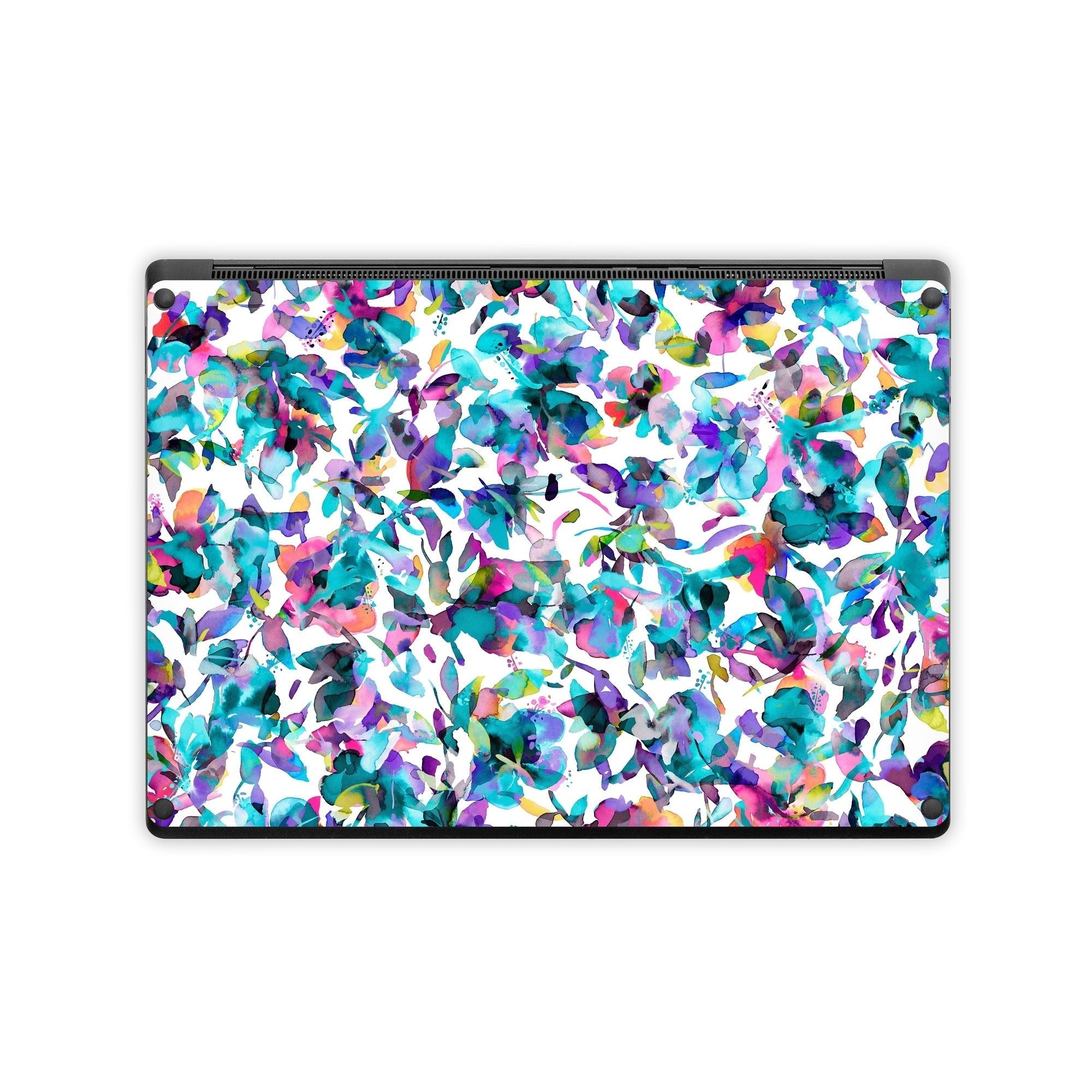 Aquatic Flowers - Microsoft Surface Laptop Skin - Ninola Design - DecalGirl