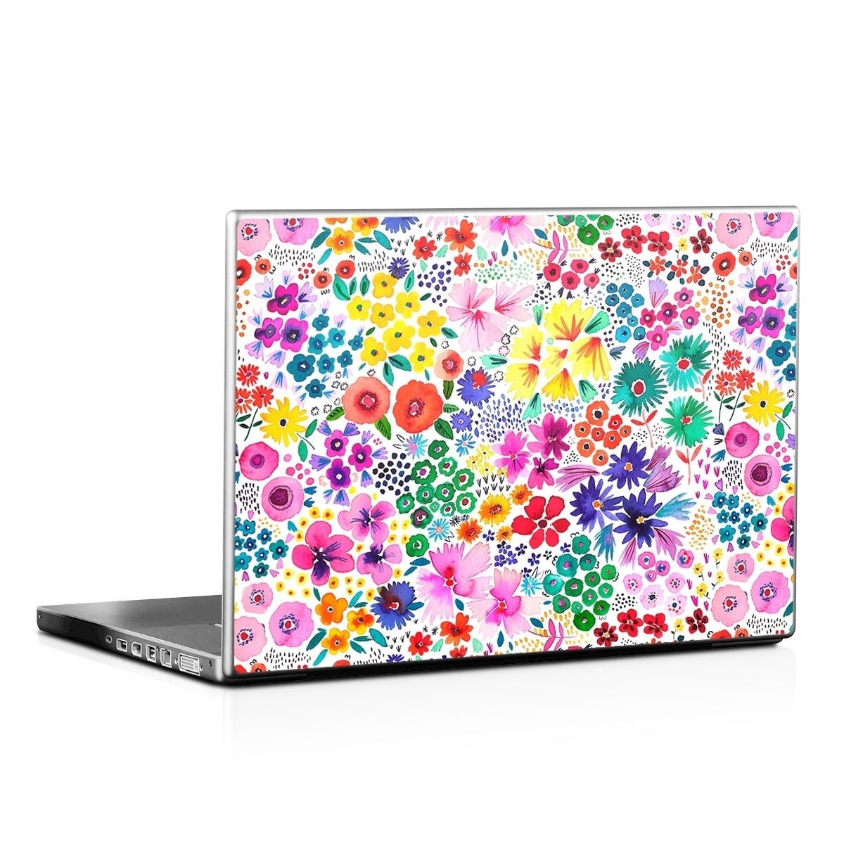 Artful Little Flowers - Laptop Lid Skin - Ninola Design - DecalGirl