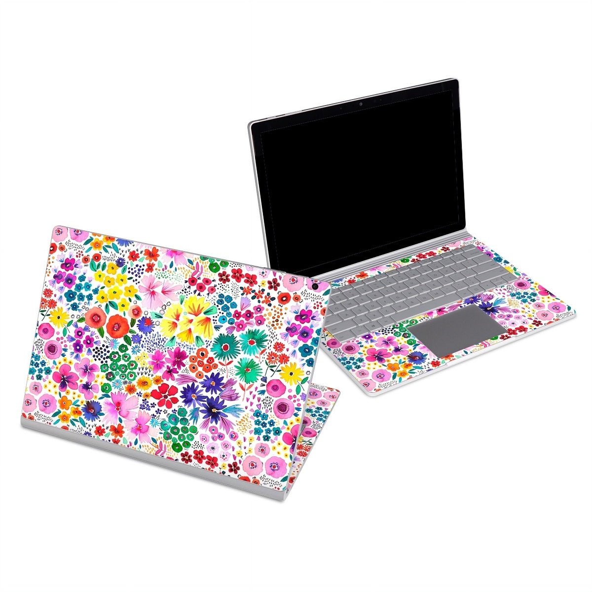 Artful Little Flowers - Microsoft Surface Book Skin - Ninola Design - DecalGirl