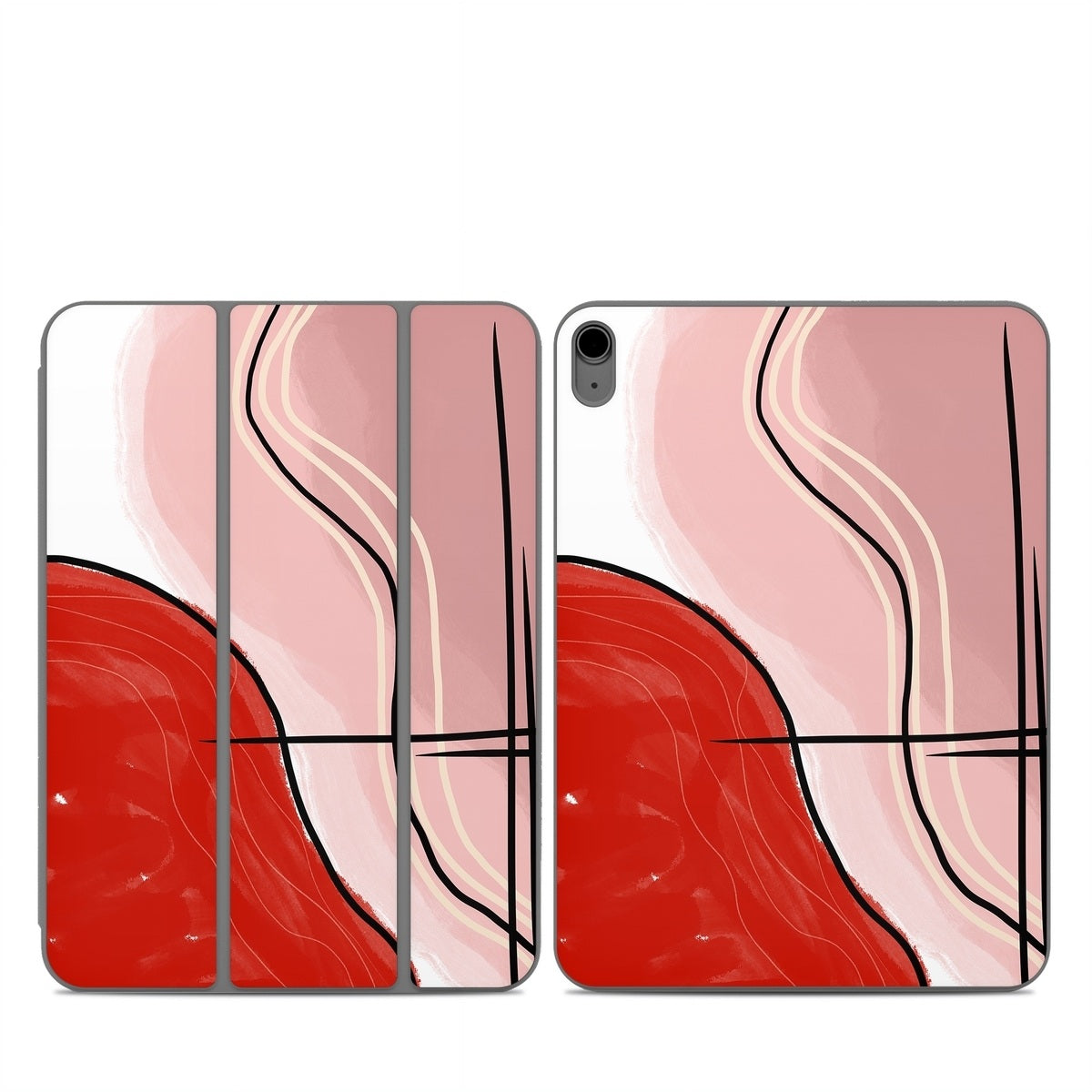 Abstract Red - Apple Smart Folio Skin