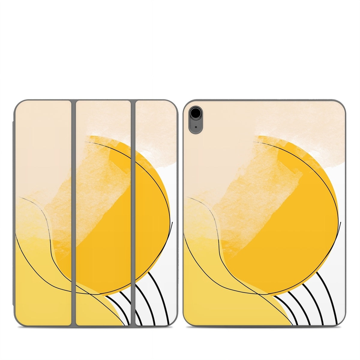 Abstract Yellow - Apple Smart Folio Skin