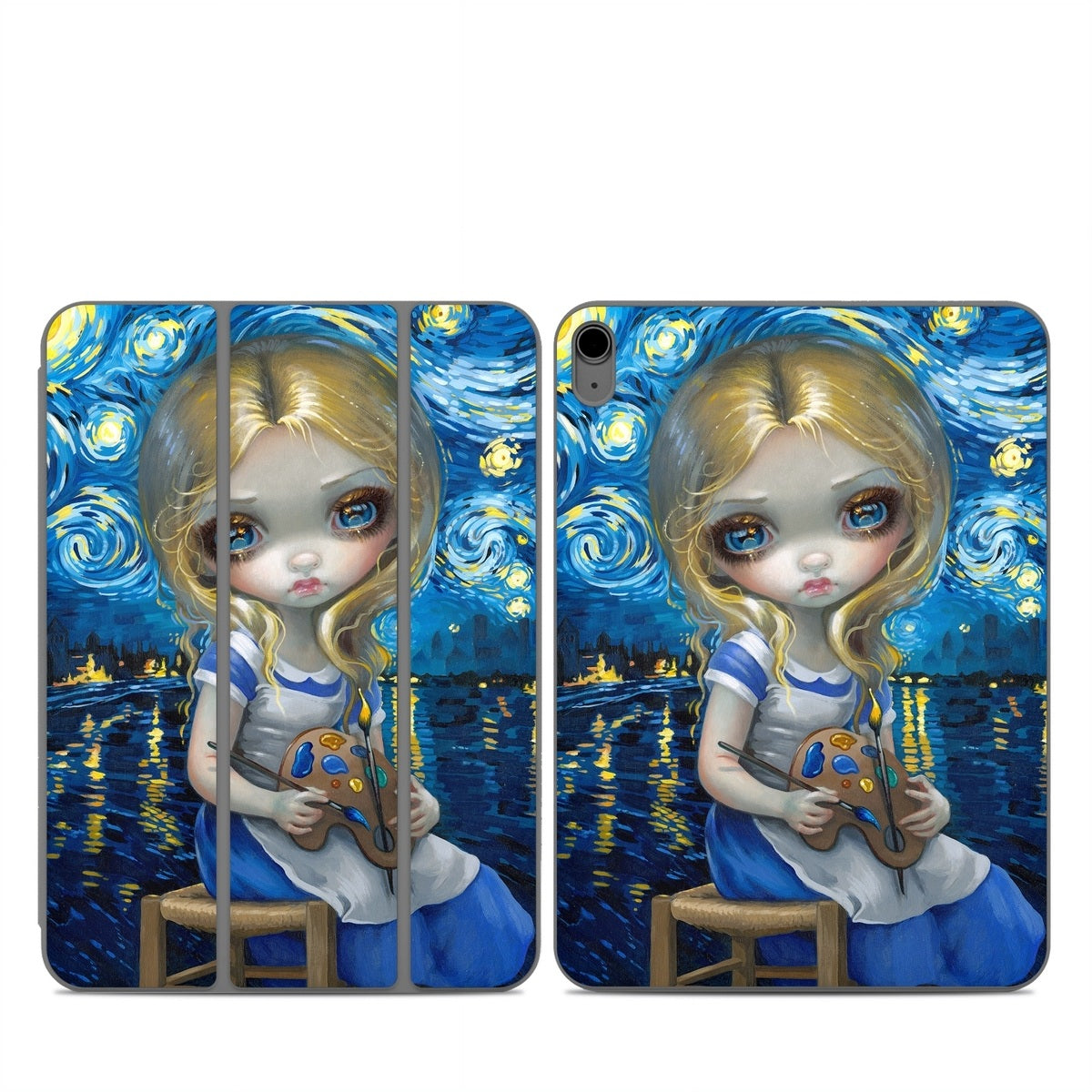 Alice in a Van Gogh - Apple Smart Folio Skin