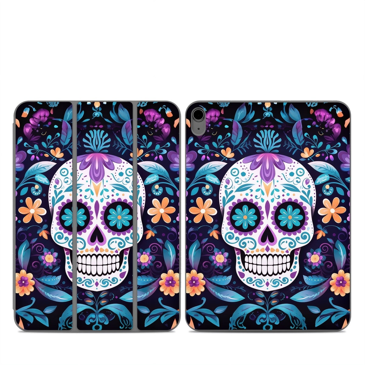 Calavera Azul - Apple Smart Folio Skin