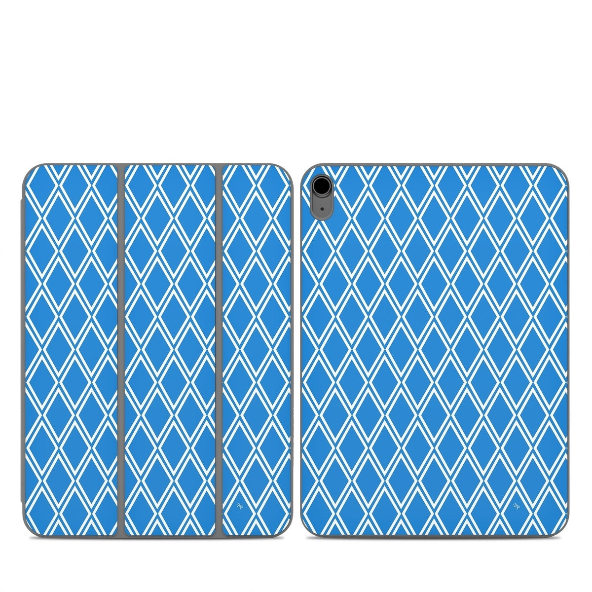 Blue Checks - Apple Smart Folio Skin