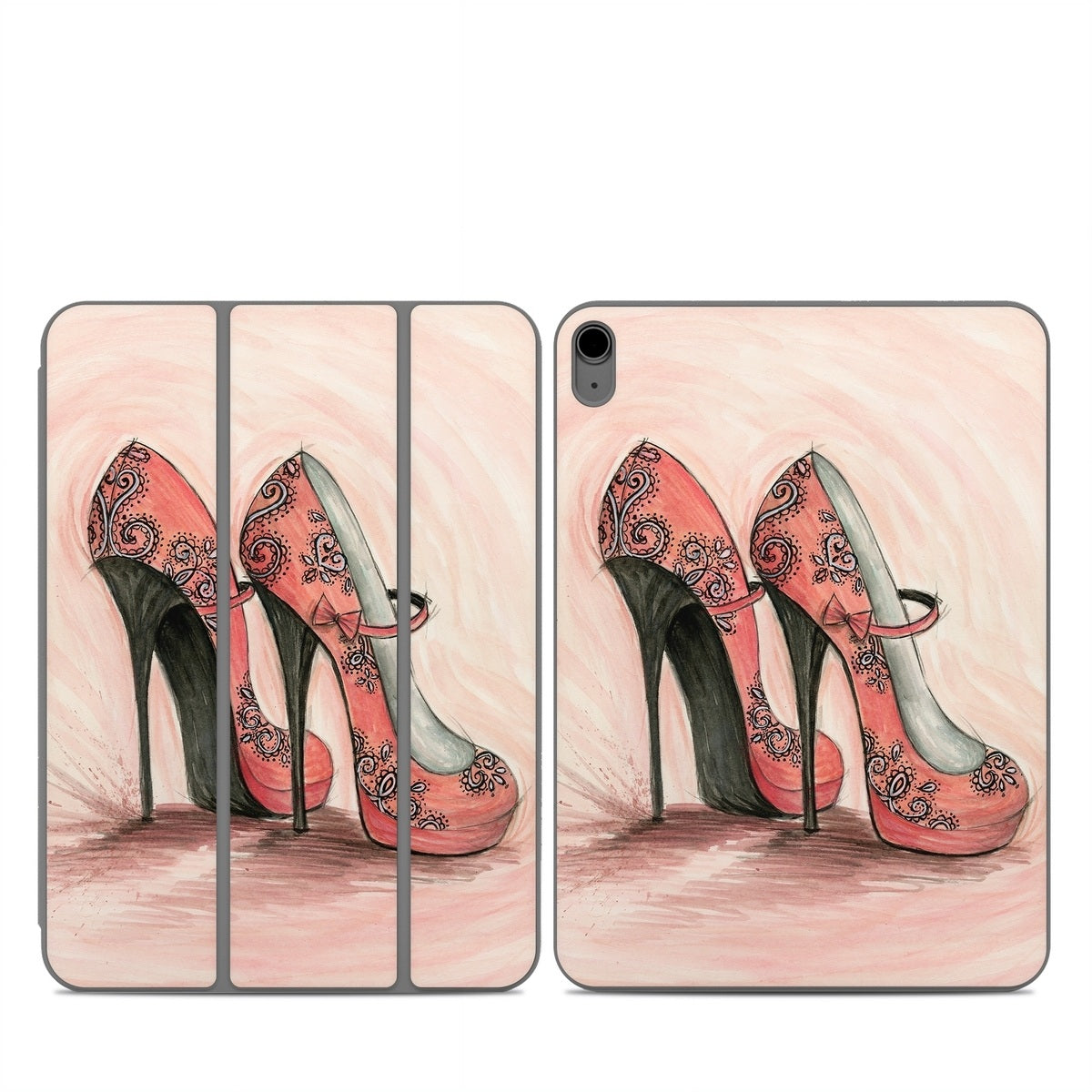 Coral Shoes - Apple Smart Folio Skin