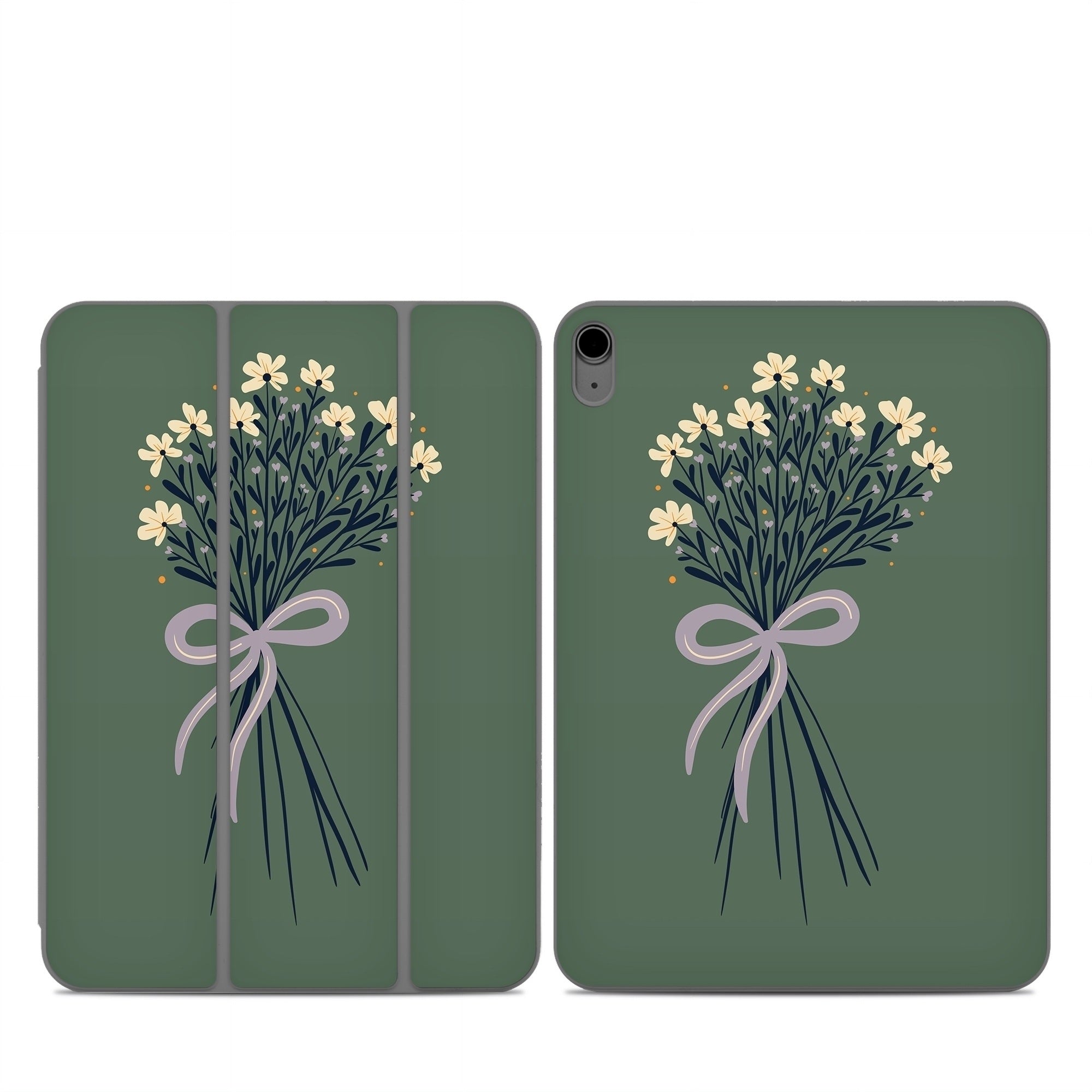 Floral Bouquet Bow - Apple Smart Folio Skin