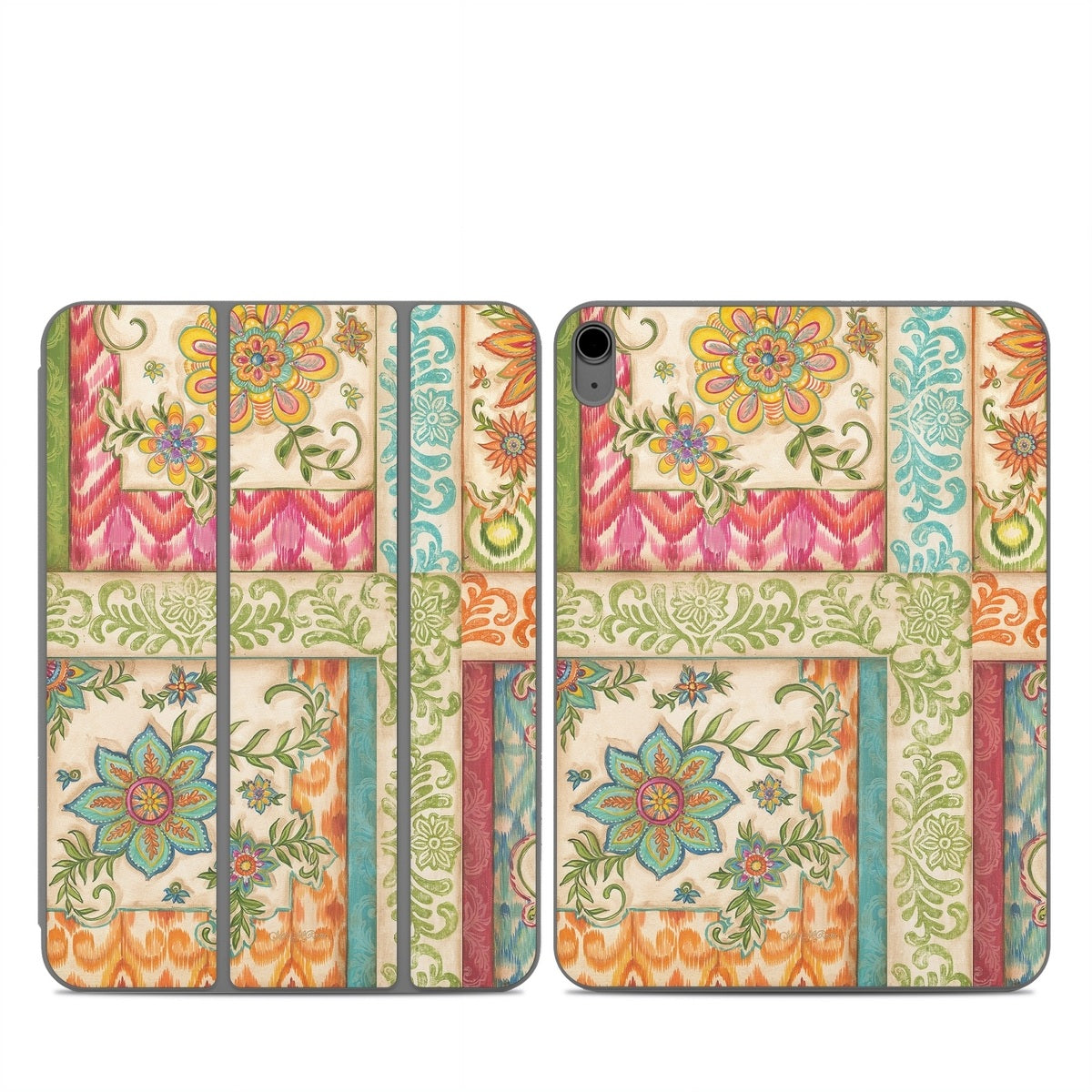 Ikat Floral - Apple Smart Folio Skin