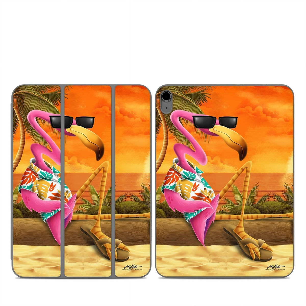 Sunset Flamingo - Apple Smart Folio Skin