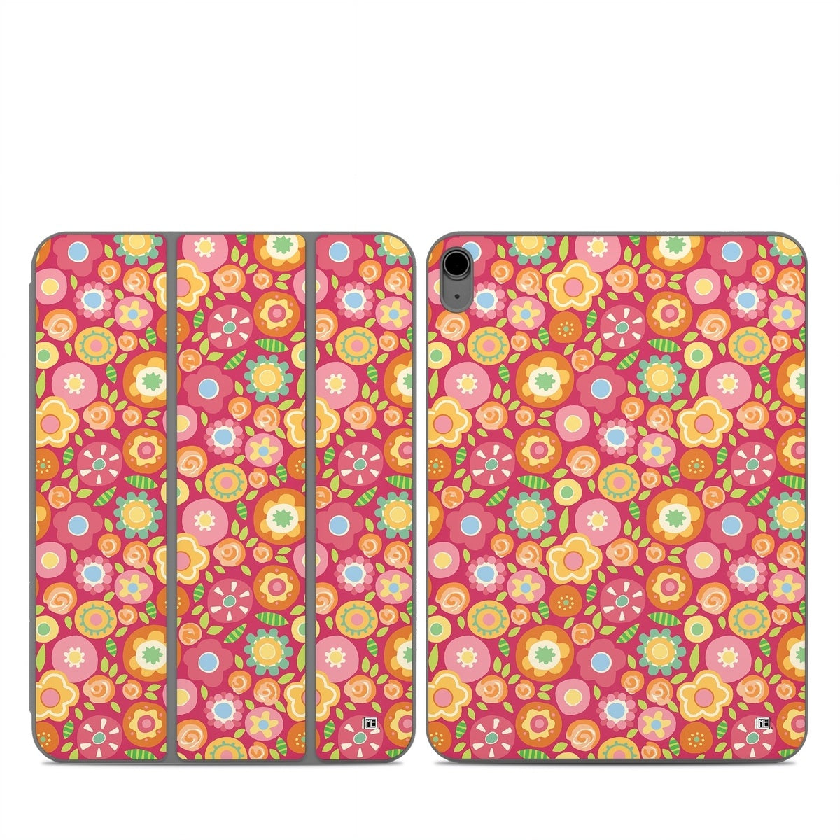 Flowers Squished - Apple Smart Folio Skin