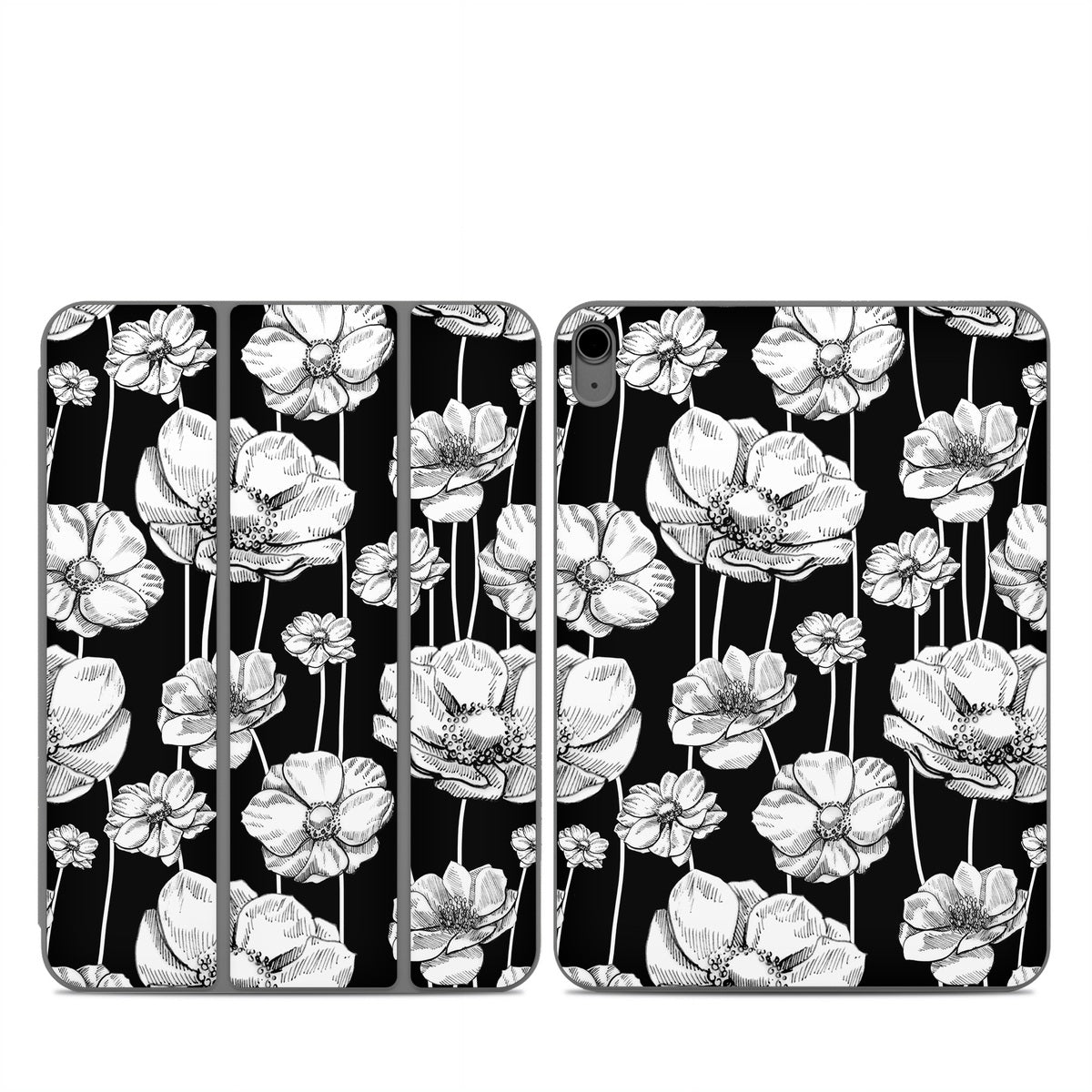 Striped Blooms - Apple Smart Folio Skin