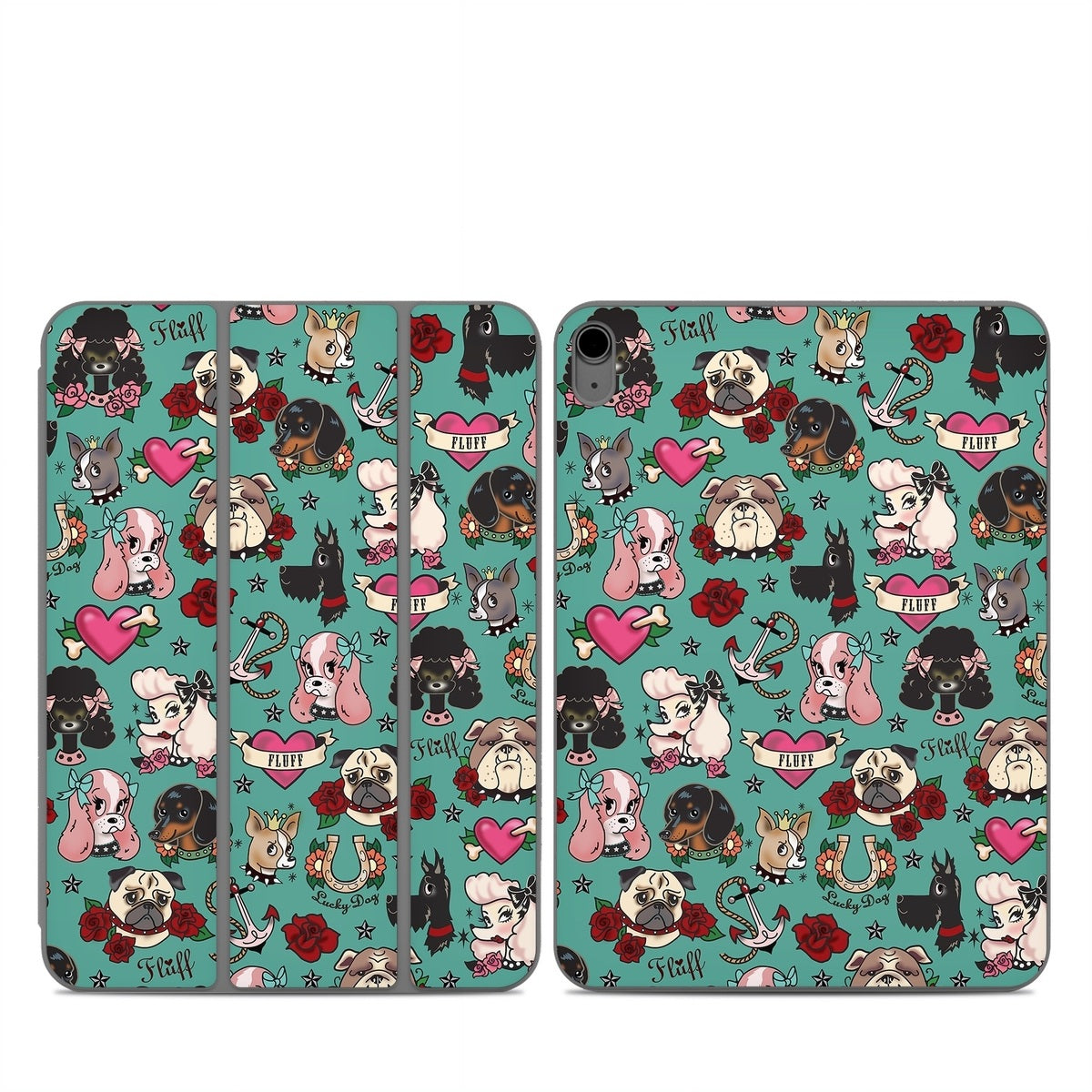 Tattoo Dogs - Apple Smart Folio Skin