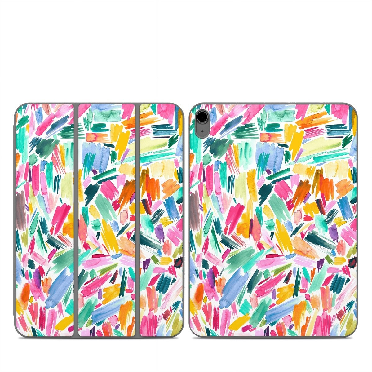 Watercolor Colorful Brushstrokes - Apple Smart Folio Skin