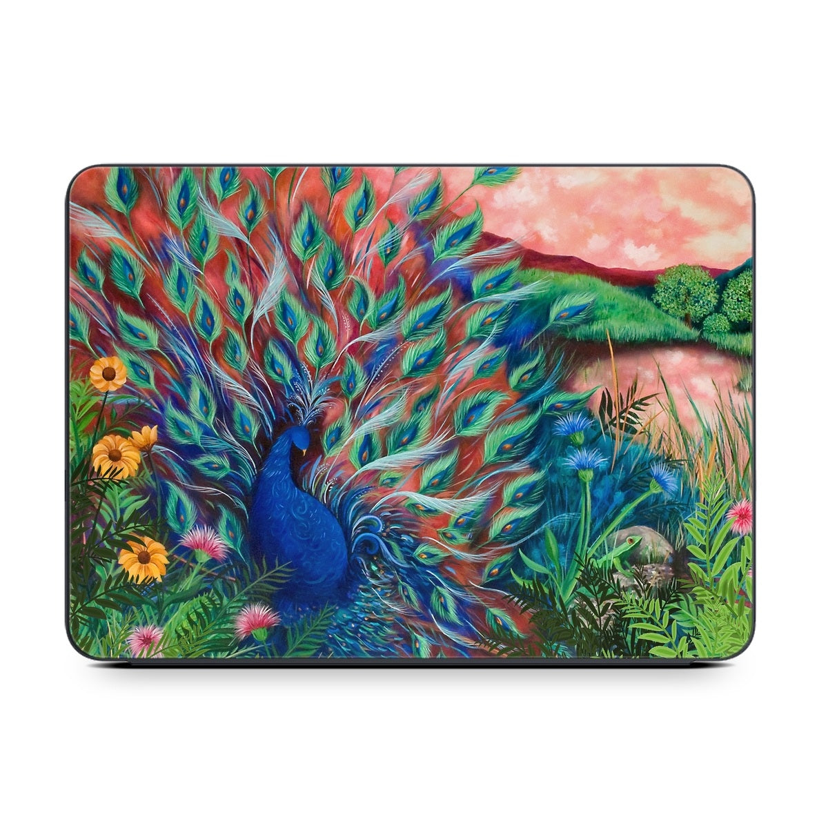 Coral Peacock - Apple Smart Keyboard Folio Skin