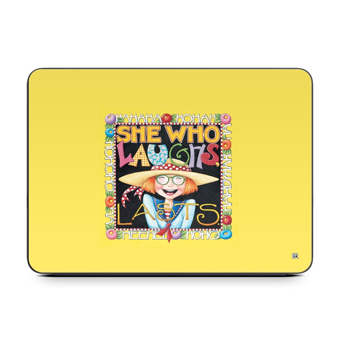 She Who Laughs - Apple Smart Keyboard Folio Skin