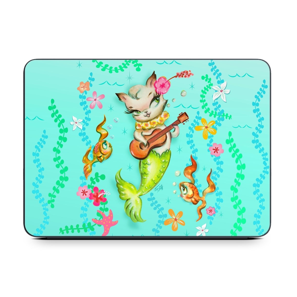 Merkitten with Ukelele - Apple Smart Keyboard Folio Skin