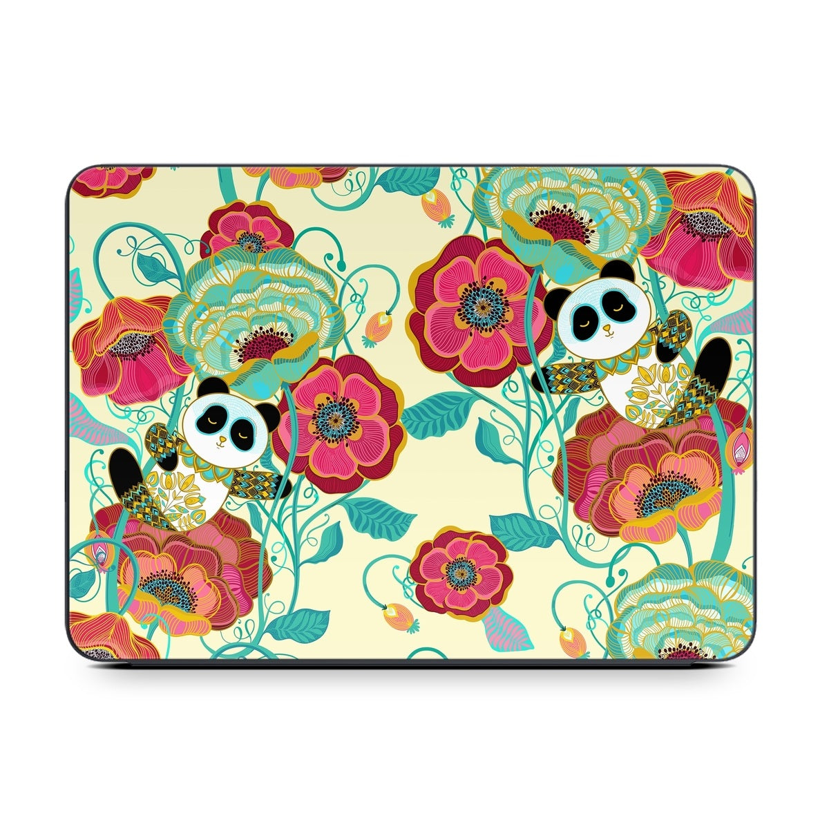 Panda Flowers - Apple Smart Keyboard Folio Skin