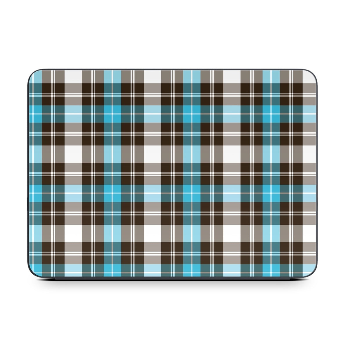 Turquoise Plaid - Apple Smart Keyboard Folio Skin