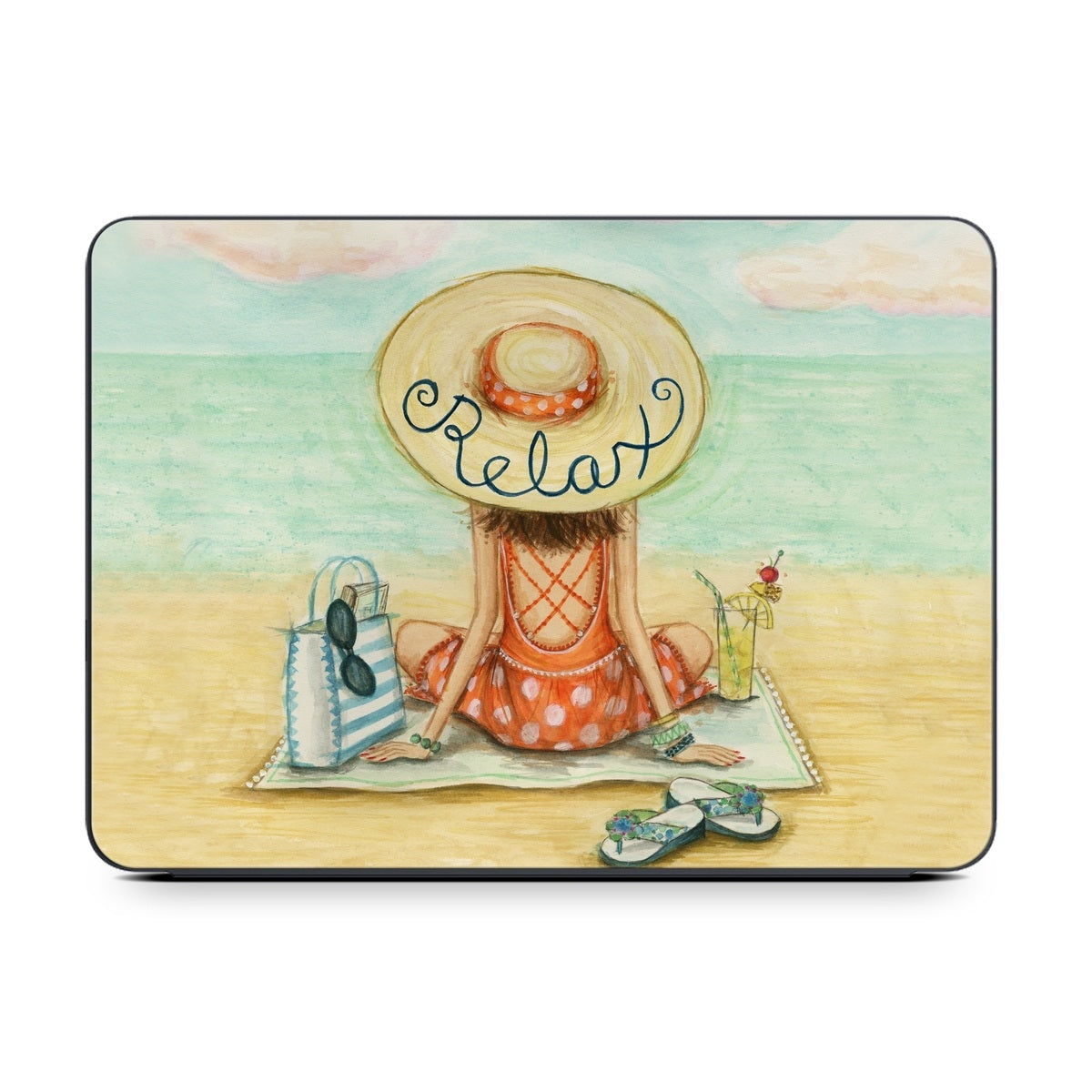 Relaxing on Beach - Apple Smart Keyboard Folio Skin