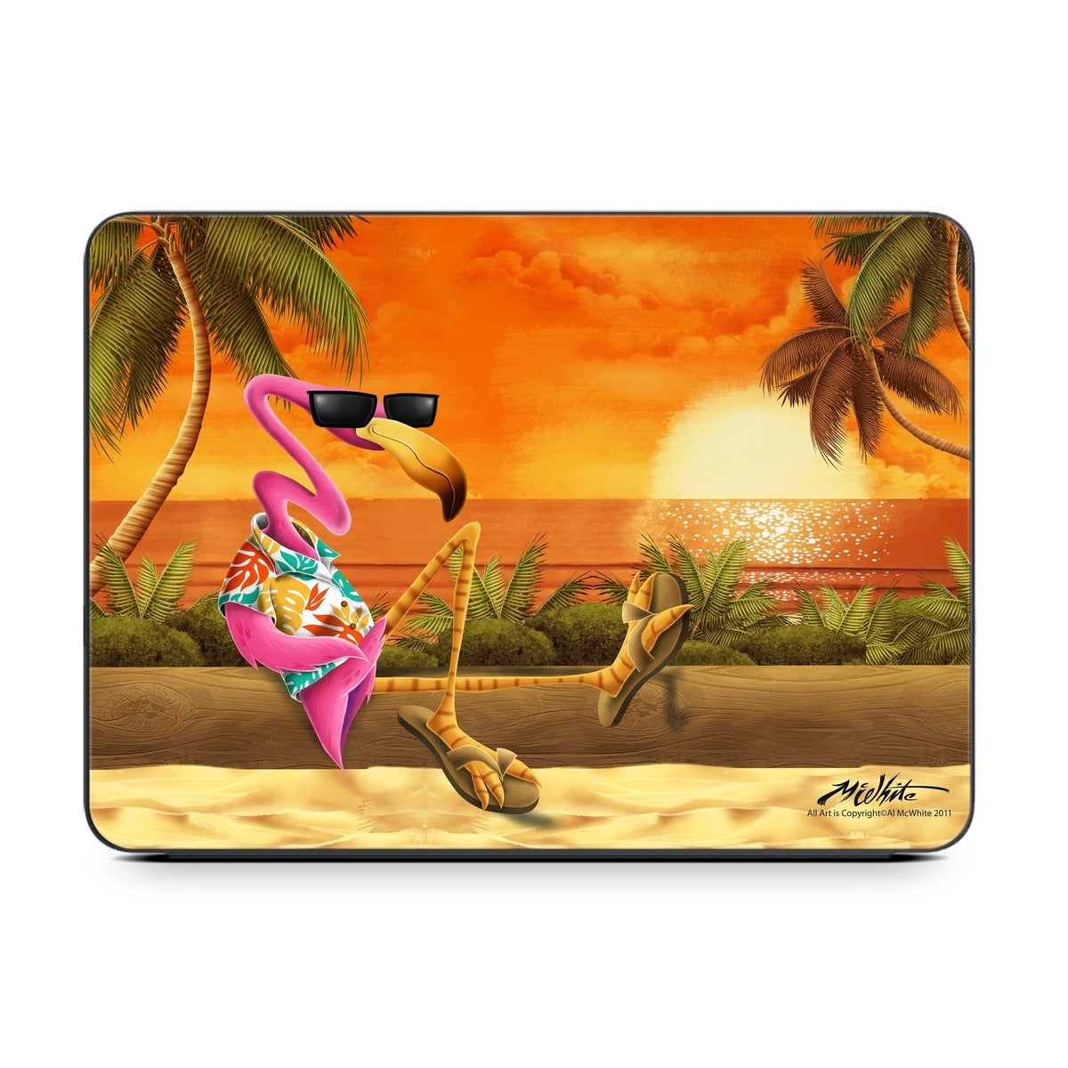 Sunset Flamingo - Apple Smart Keyboard Folio Skin