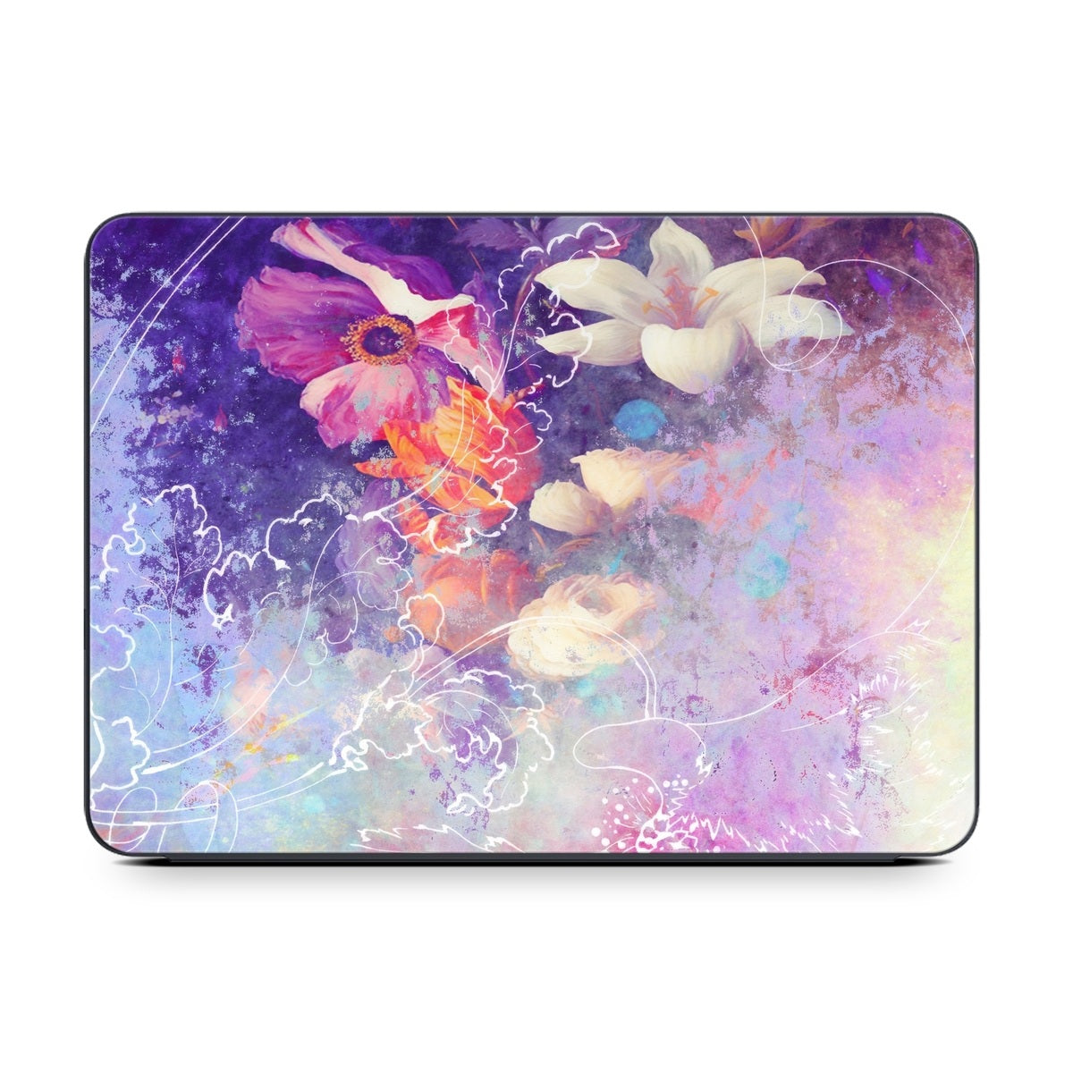 Sketch Flowers Lily - Apple Smart Keyboard Folio Skin