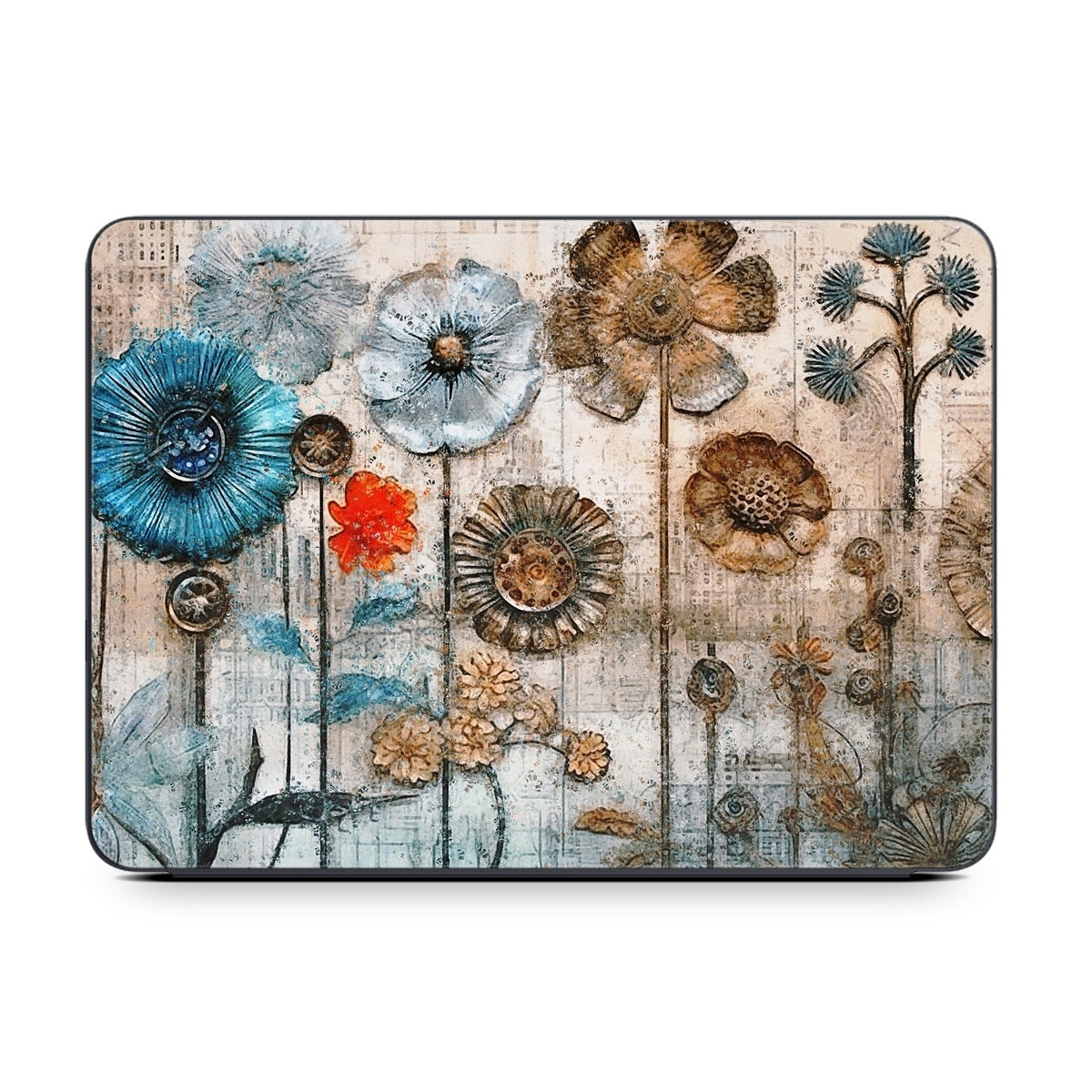 Steampunk Flowers - Apple Smart Keyboard Folio Skin