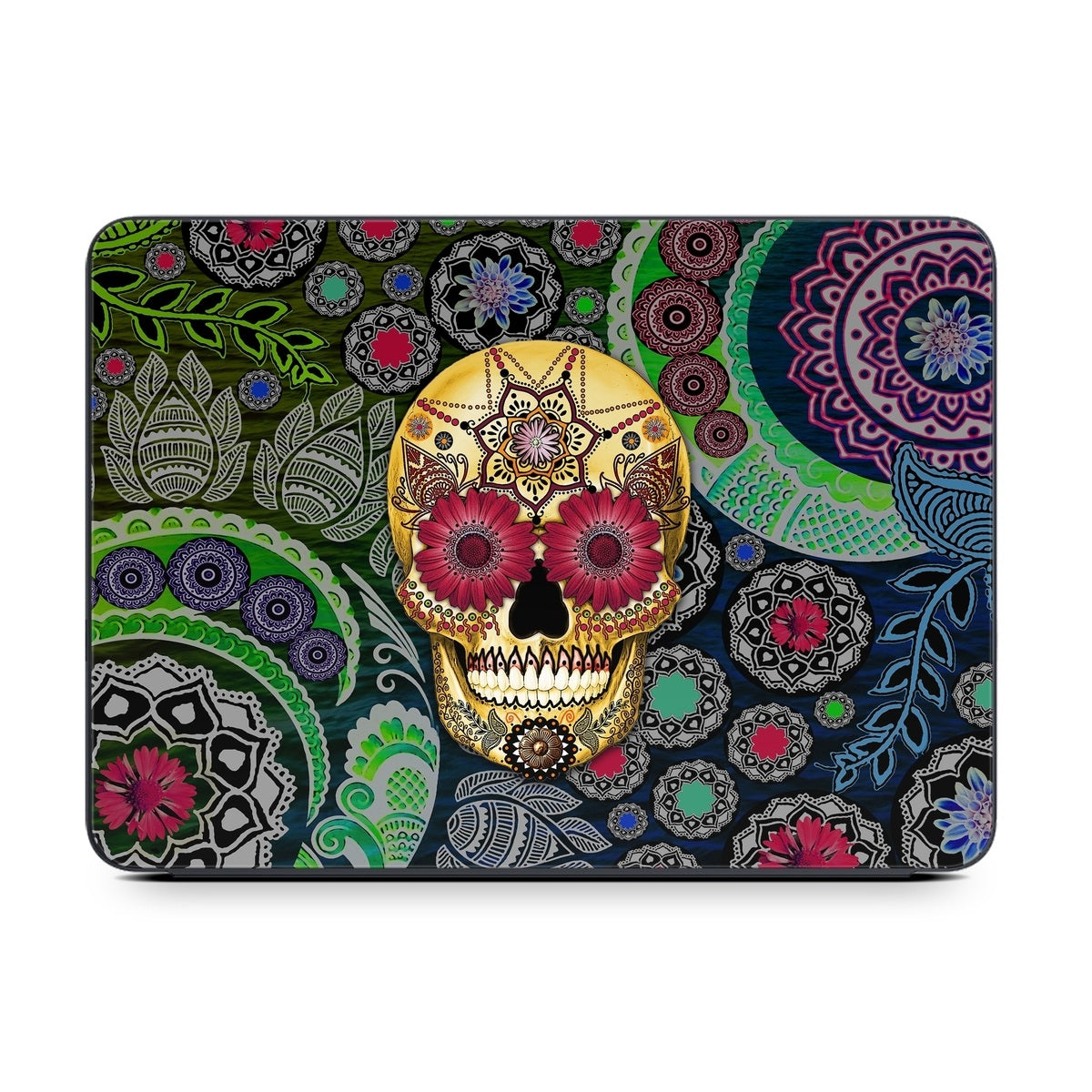 Sugar Skull Paisley - Apple Smart Keyboard Folio Skin