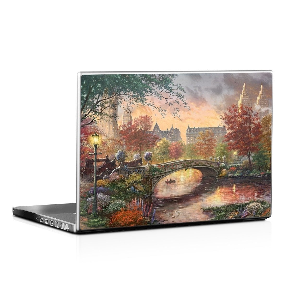 Autumn in New York - Laptop Lid Skin - Thomas Kinkade Studios - DecalGirl