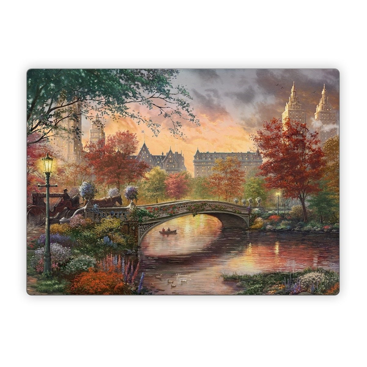 Autumn in New York - Microsoft Surface Laptop Skin - Thomas Kinkade Studios - DecalGirl