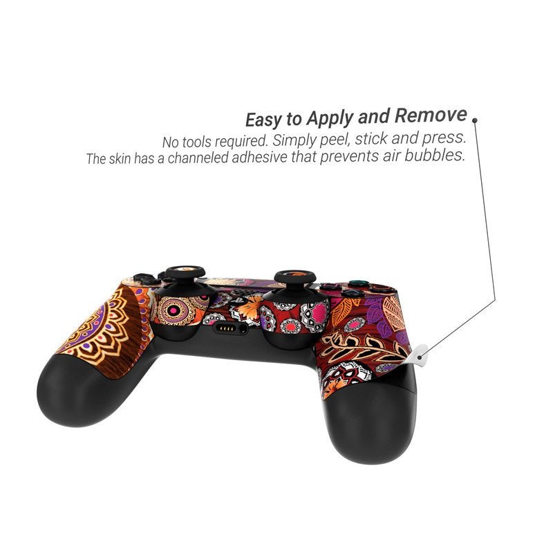 Autumn Mehndi - Sony PS4 Controller Skin - Fusion Idol - DecalGirl