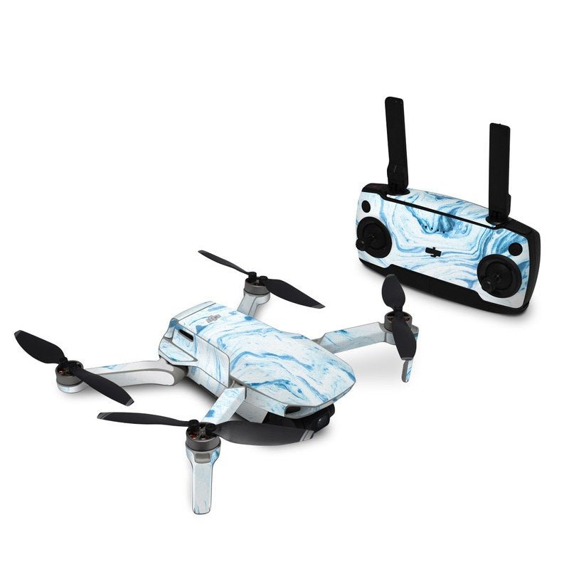 Azul Marble - DJI Mavic Mini Skin - Marble Collection - DecalGirl