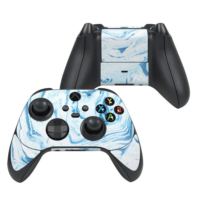 Azul Marble - Microsoft Xbox Series X Controller Skin - Marble Collection - DecalGirl