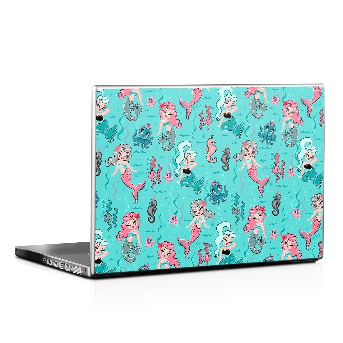 Babydoll Mermaids - Laptop Lid Skin - Fluff - DecalGirl