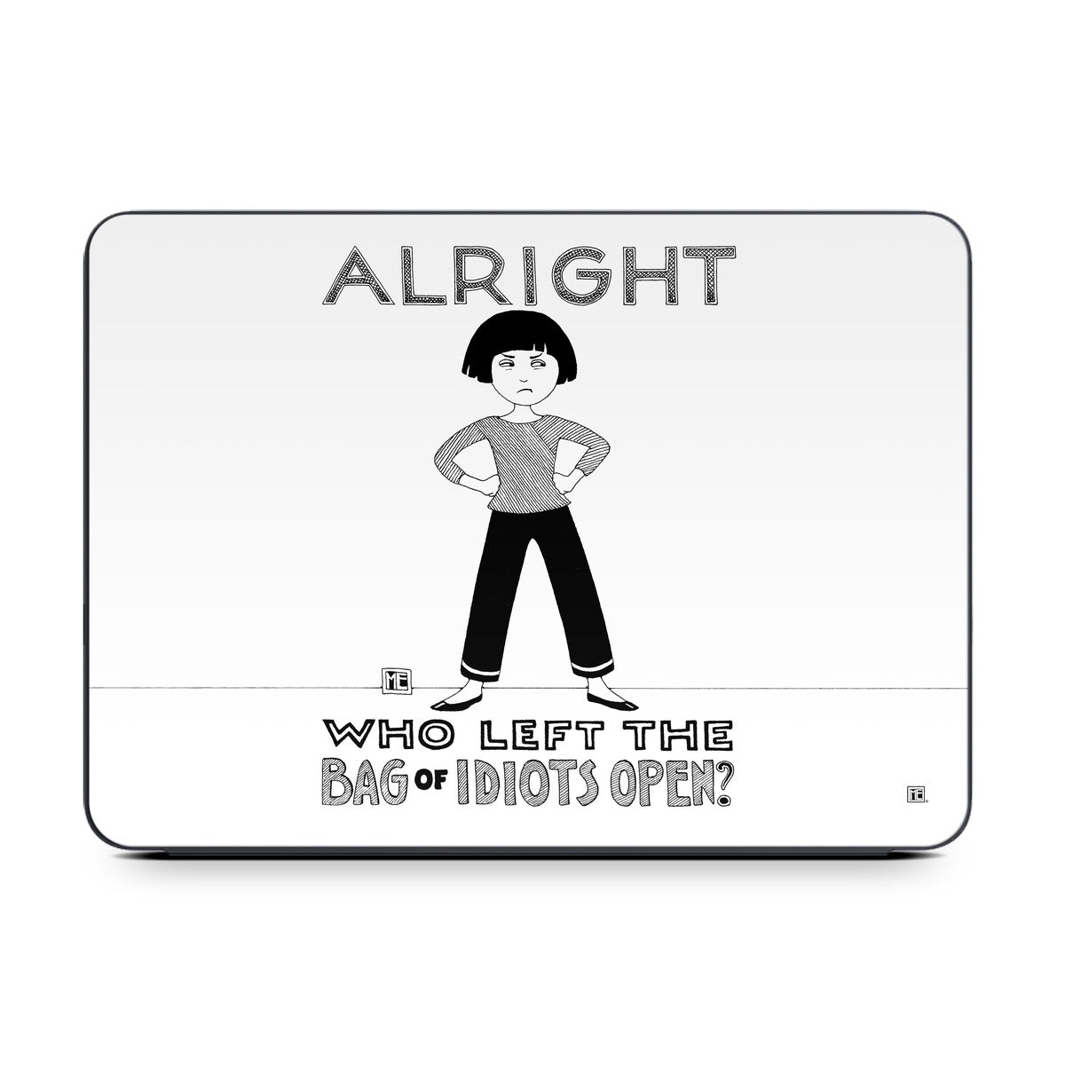 Bag of Idiots - Apple Smart Keyboard Folio Skin - Mary Engelbreit - DecalGirl