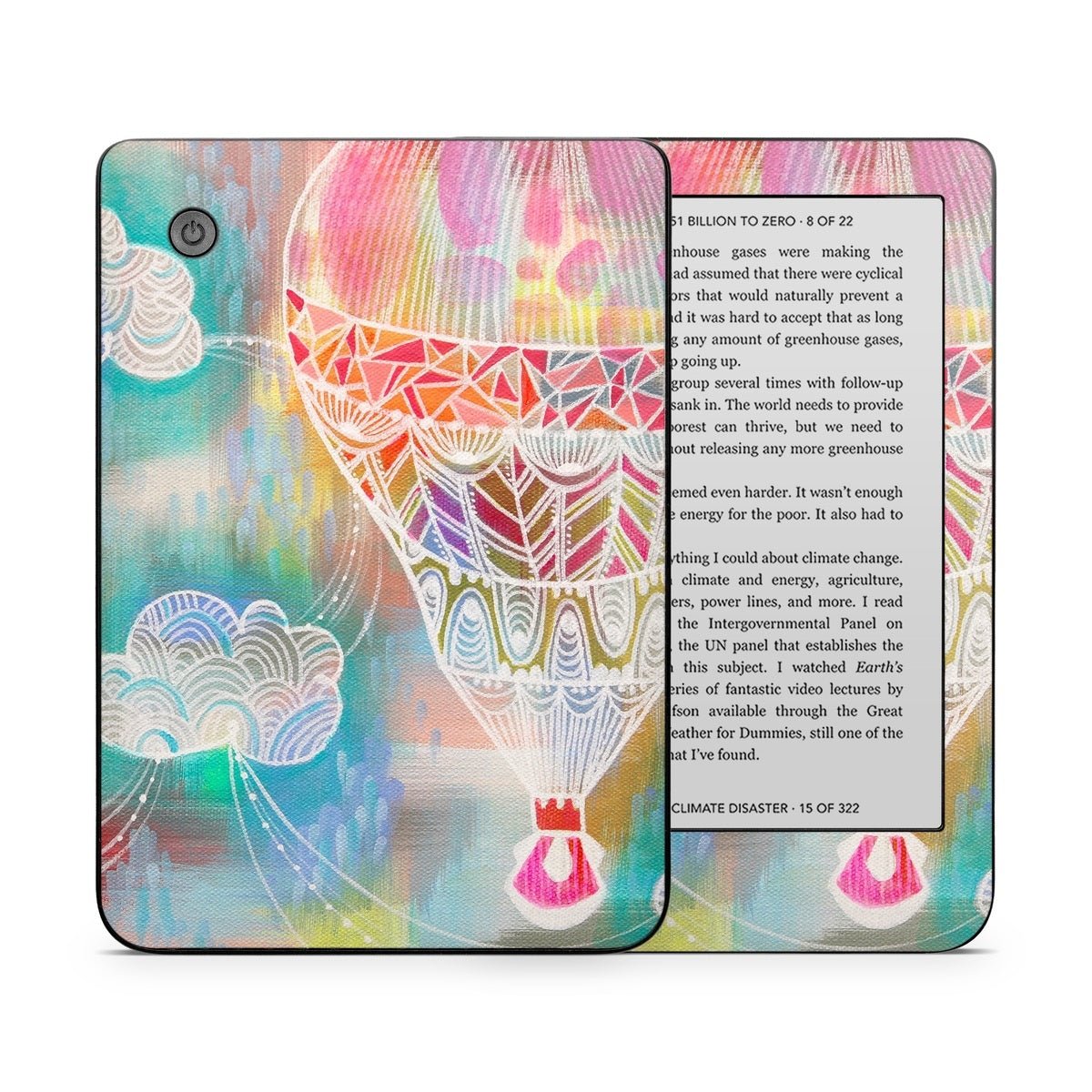 Balloon Ride - Kobo Clara 2E Skin - Stephanie Corfee Artworks - DecalGirl