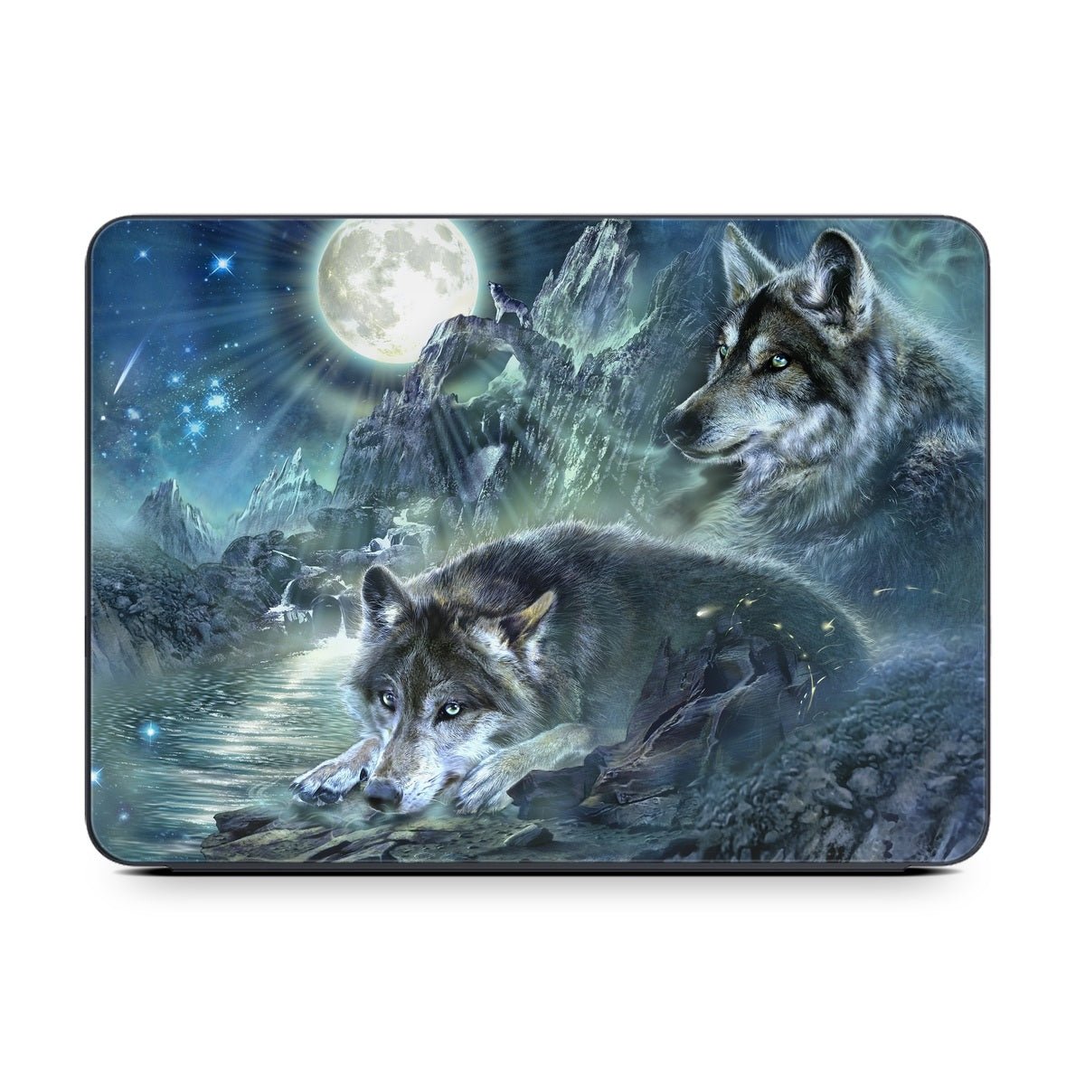 Bark At The Moon - Apple Smart Keyboard Folio Skin - Antonia Neshev - DecalGirl