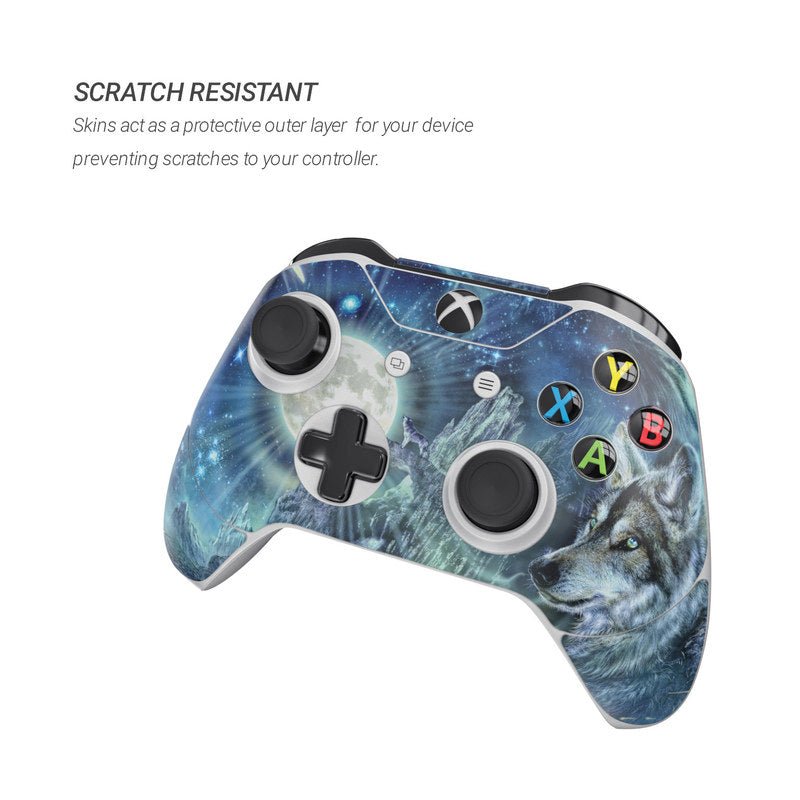 Bark At The Moon - Microsoft Xbox One Controller Skin - Antonia Neshev - DecalGirl