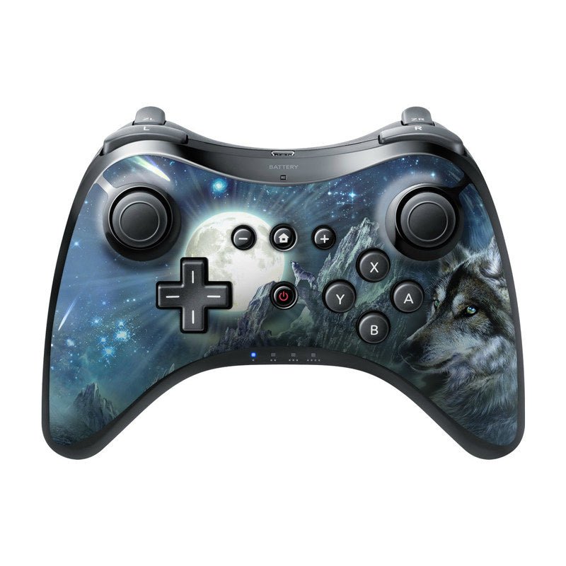 Bark At The Moon - Nintendo Wii U Pro Controller Skin - Antonia Neshev - DecalGirl