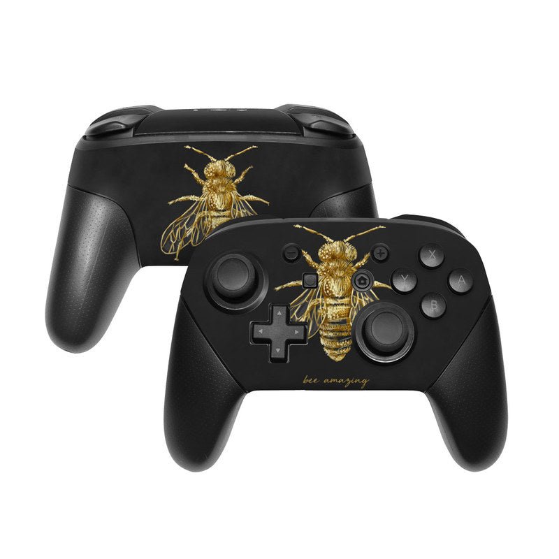 BEEamazing - Nintendo Switch Pro Controller Skin - Stephanie Corfee Artworks - DecalGirl