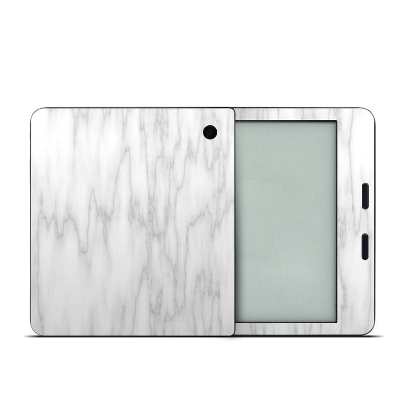 Bianco Marble - Kobo Libra 2 Skin - Marble Collection - DecalGirl